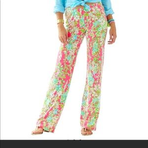Lilly Pulitzer Georgia-May Palazzo Print Pants